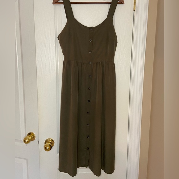 Nicole Miller Sundress Olive - Picture 1 of 4